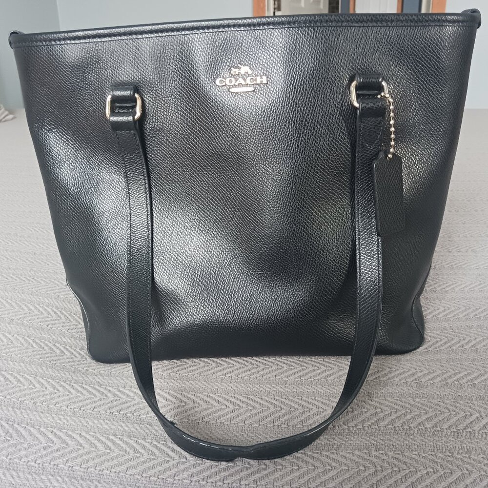 Medium Coach Bag Black Leather